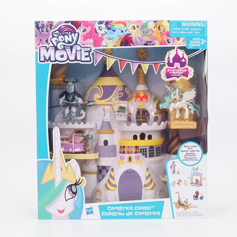 Игрушки My Little Pony для девочек Кастильо Кантерлот замок Дом дружбы волшебная