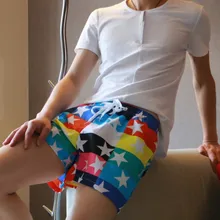 Быстросохнущие шорты пляжные Для мужчин с Серфинг Пляж Плавание Шорты и бермуды Surf мужской спортивная гимнастика короткие человек дышащий