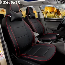 AUSFTORER 15 шт. кожаный чехол для сидений Toyota RAV4 чехлы для сидений автомобиля сиденья из воловьей кожи подушки опоры аксессуары