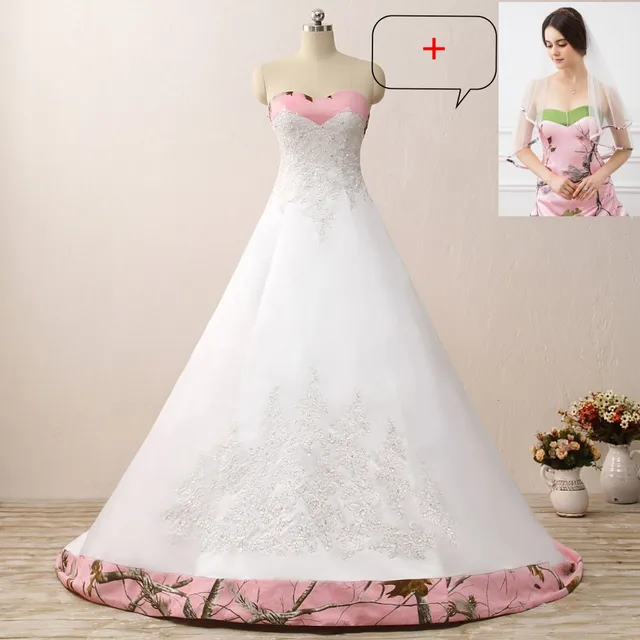 Camo Wedding Dresses with Lace