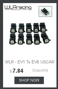 WLR RACING-высокое качество EV1 Топливная форсунка разъемы для многих автомобилей EV1 заглушка инжектора WLR-FIC12