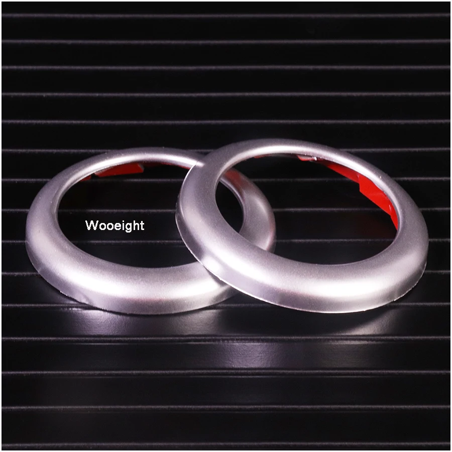 2Pcs For Toyota Corolla 2014 2015 2016 2017 2018 Car Front Door Sound Stereo Audio Cover Trim Ring ABS Tweeter Speaker Cover (4)