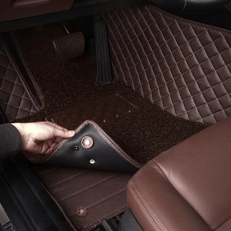 

Custom Car floor Mats for Hyundai All Models ix30 35 25 accent tucson 2016 Elantra MISTRA GrandSantafe auto mats