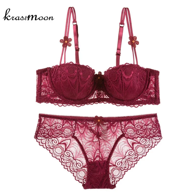 Bra brief sets sexy bra sets Ultrathin 12 Cup sexy lace embroidery flower underwear sets women lace brassiere lingerie set B111 Bra brief sets sexy bra sets Ultrathin 12 Cup sexy lace embroidery flower underwear sets women lace brassiere lingerie set B111