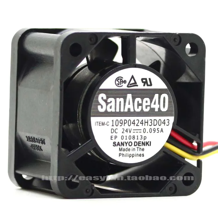 

NEW SANYO DENKI SAN ACE 109P0424H3D043 24V 0.095A 4028 3lines frequency cooling fan