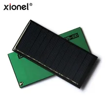 Xionel 80X25MM 5.5V 90mA Mini Solar Panels High Efficiency DIY Solar Panel