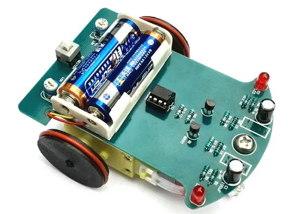 

LM358 breathing lamp parts/electronic DIY fun suite Blue flashing lights Electronic production suite