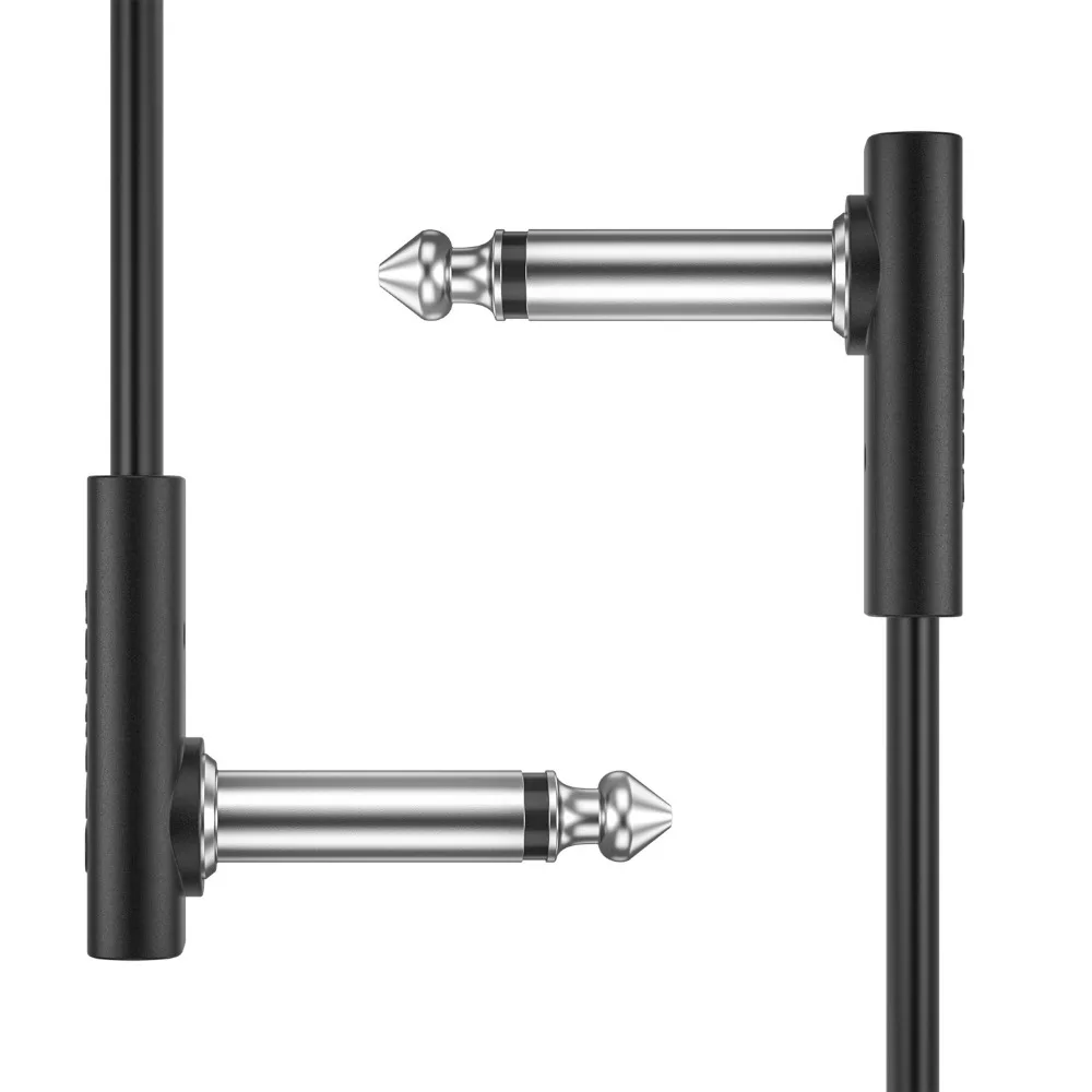 

Donner 15/30cm 3/6 Pack Guitar Pedal Patch Audio Cable Right Angle Flat Guitar Effect Pedal Cable Link Wire Cord Accessories New