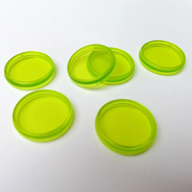 Plastic binding rings 100Pcs Inner diameter 20mm Transparent Loose Ring Circa Roll Mushroom Hole Inner Books