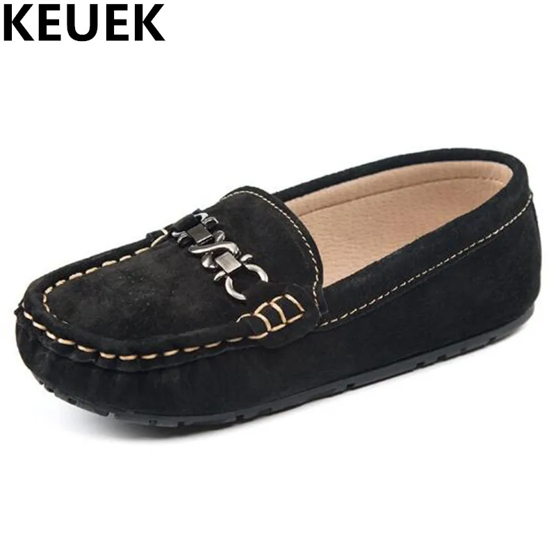 

NEW Spring/Autumn Children Shoes Boys Girls Genuine Leather Shoes Student Sewing Shoes Kids Casual Loafers Baby Flats 044
