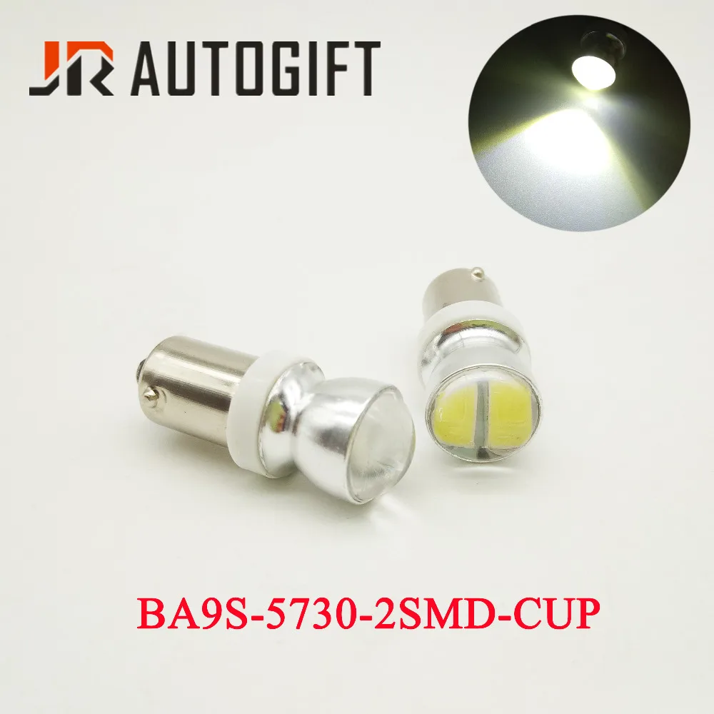 2 шт. BA9S 5730 2SMD 2LED белый T4W выпуклое зеркало 12V 24V автомобиль лампы авто лампы Клин лампа номерного знака сигнальный светильник авто-Стайлинг