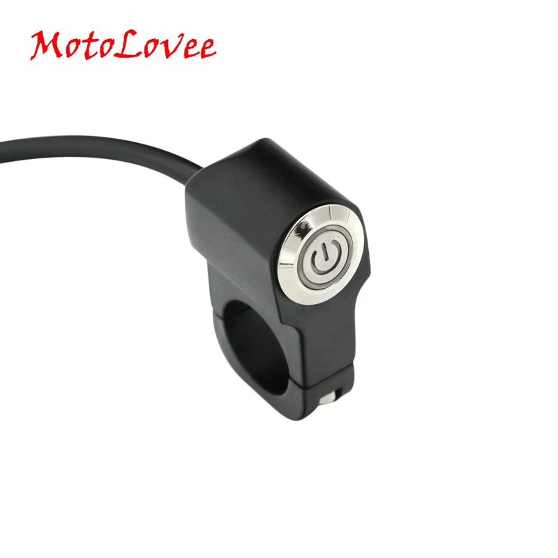 

MotoLovee 22mm Motorcycle Switches Handlebar Mount Switch Headlight Hazard Brake Light Horn Power With Indicator Light