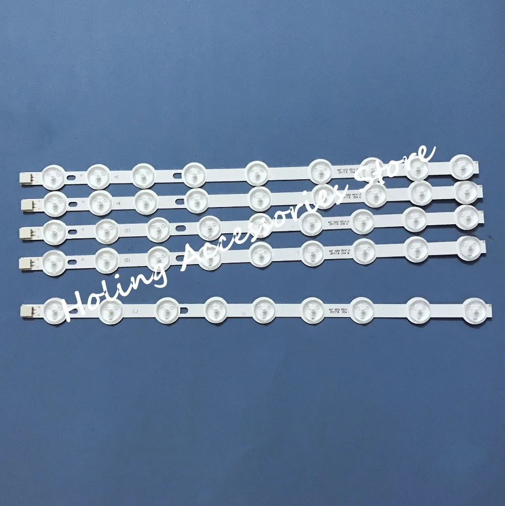 

New LED backlight strip 40" 39" NDV REV1.0 ABC For TOSHIBA 40L3433DG VESTEL VES390UNDC-01 VES400UNDS-01 VES400UNDS-02
