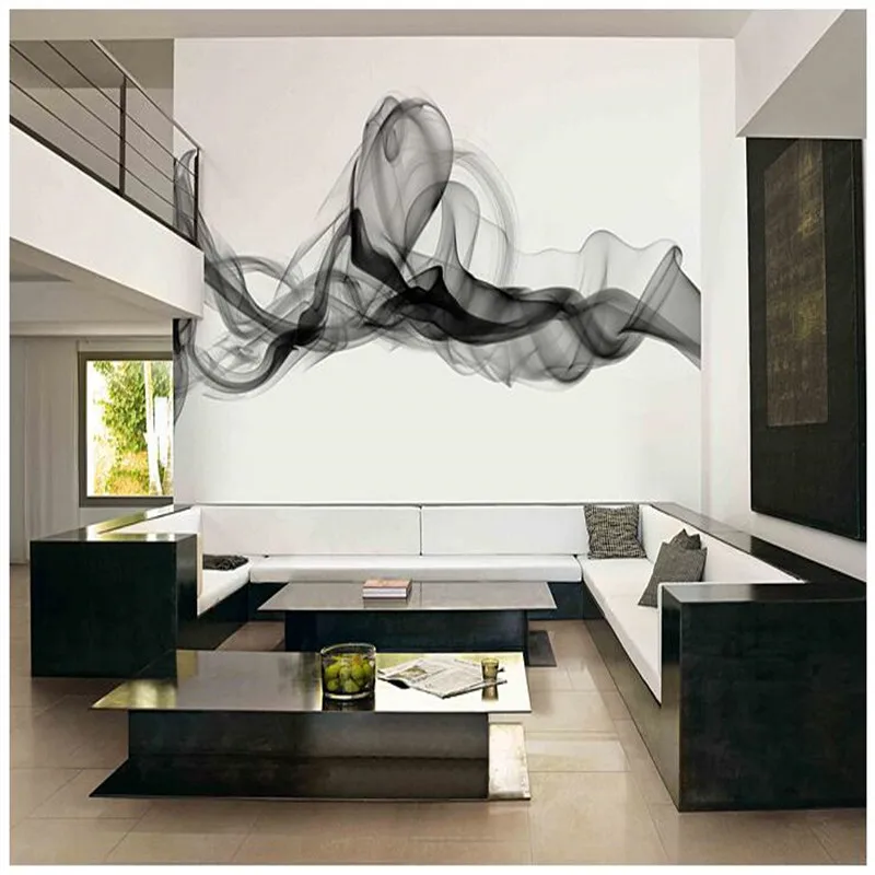 Custom 3D photo wallpaper Smoke clouds abstract artistic wall paper modern minimalist bedroom sofa TV wall mural paper painting Custom 3D photo wallpaper Smoke clouds abstract artistic wall paper modern minimalist bedroom sofa TV wall mural paper painting