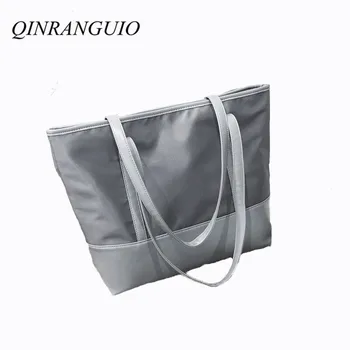 

QINRANGUIO Canvas Tote Bag Women Handbags Big Shoulder Bag Women Purses And Handbags Casual Ladies Hand Bags Shopper Bag