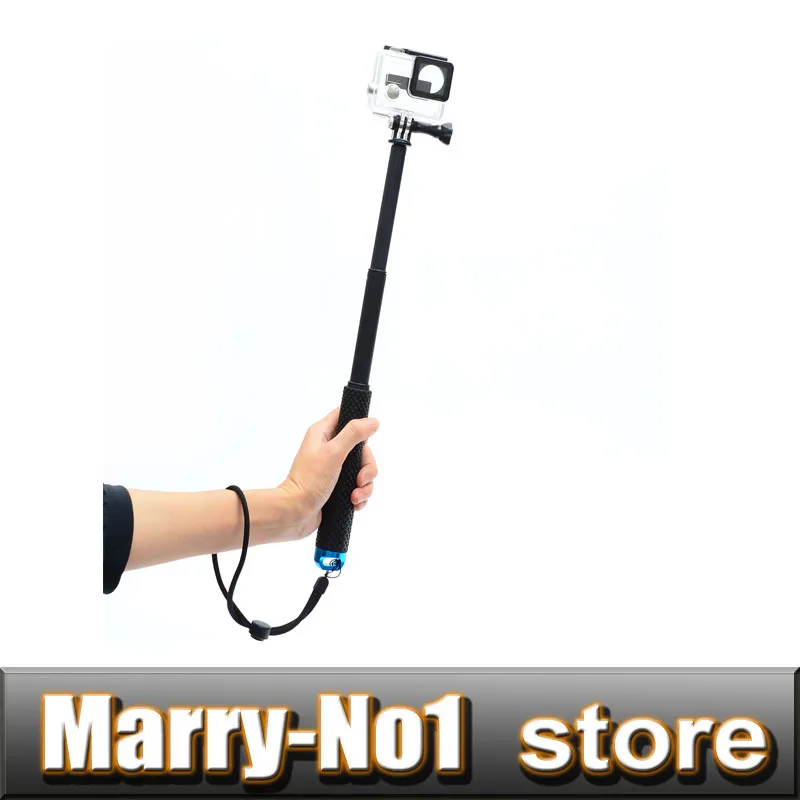 

Blue Camera Retractable 19-49cm Selfie Handheld Monopod POV Pole For GoPro Hero4/3+/3/SJ 4000/SJ 5000 Free shipping