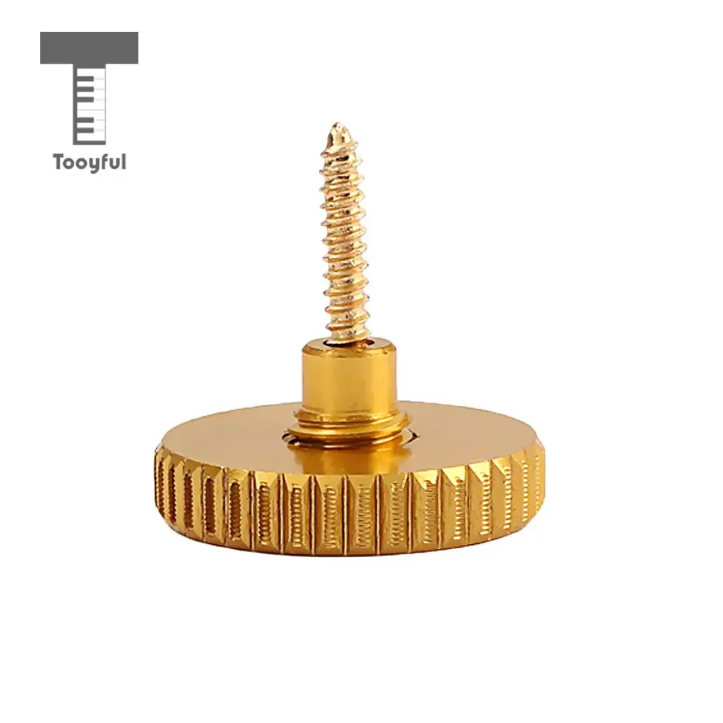 Tooyful Aluminum Alloy Strap Lock Button with Screw for Bass Guitar Mandolin Banjo Musical Parts
