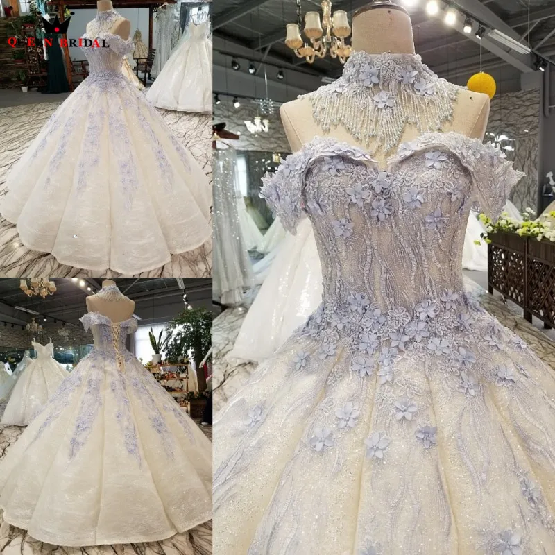 Бальное платье Милая декольте платье vestido de noiva кружевные цветы Свадебные платья 2019 королева Свадебные индивидуальный заказ свадебное