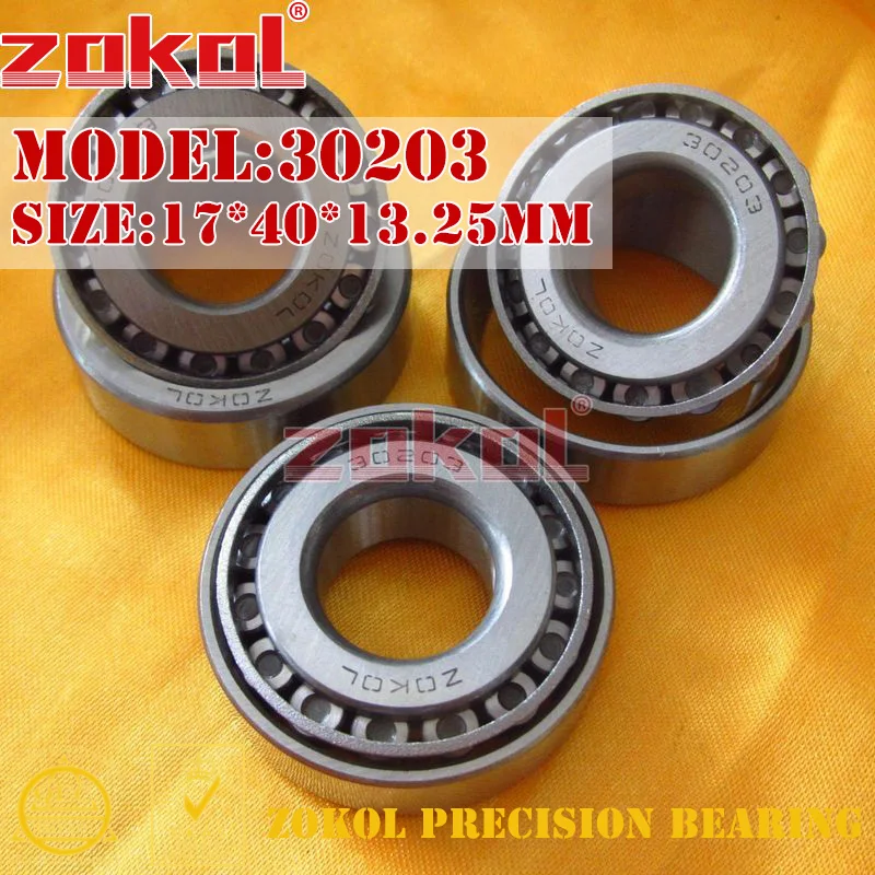 Подшипник ZOKOL 30203 7203E конический роликовый подшипник 17*40*13 25 мм|bearing bearing|bearing roller