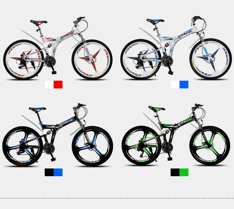 2" 30 скоростной складной горный велосипед, Bicicleta, цельное колесо из магниевого сплава, MTB, установка велосипеда