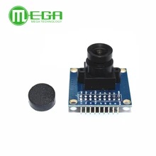 C2-01 Free Shipping OV7670 camera module Supports VGA CIF auto exposure control display active size 640X480
