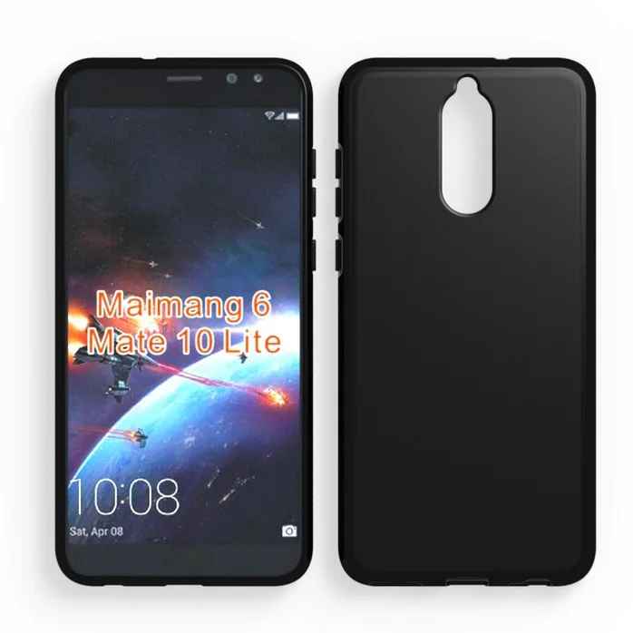 10pcs/lot.matte Skid-proof Soft TPU Transparent Silicone Clear Case Cover for huawei Maimang 6/Mate 10 Lite/Nova 2i/Honor 9i |