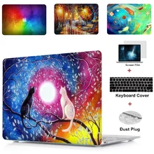 Чехол с рисунком для Apple Macbook Air 11 13 Pro retina 12 13 15 дюймов цвета Сенсорная панель чехол для ноутбука