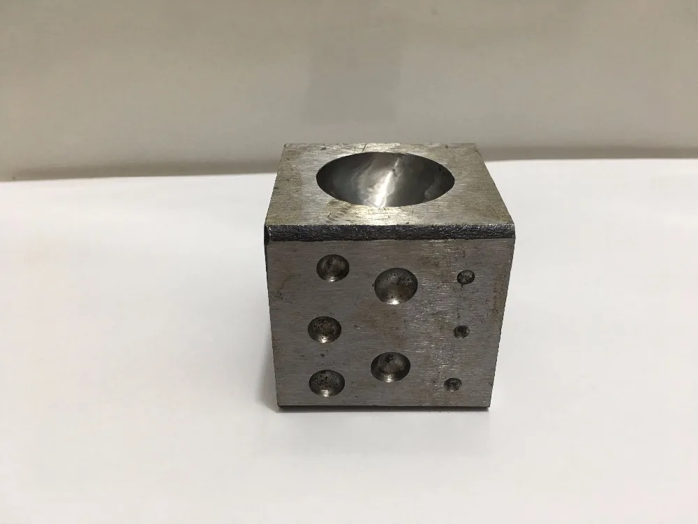 Square Dapping Block Goldsmith tools High hardness square nest as anvil