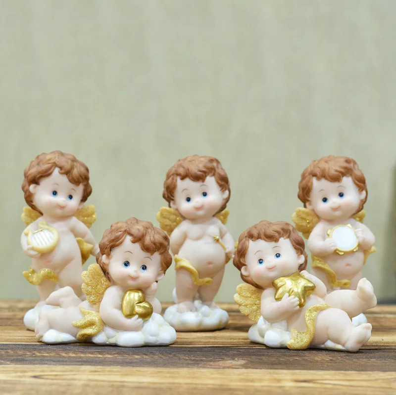 

Lovers Angel Cupid figurine Cupid angels Cup Trinket Miniature Creative Home Decoration Valentine's Day Gifts