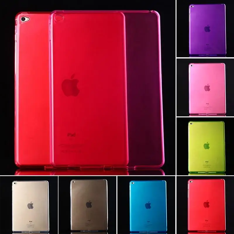 

Air 2 9.7 '' protective shell skin SNBB PZMM SAAA UERR DD semi-soft plastic transparent Tpu shell tablet back pocke