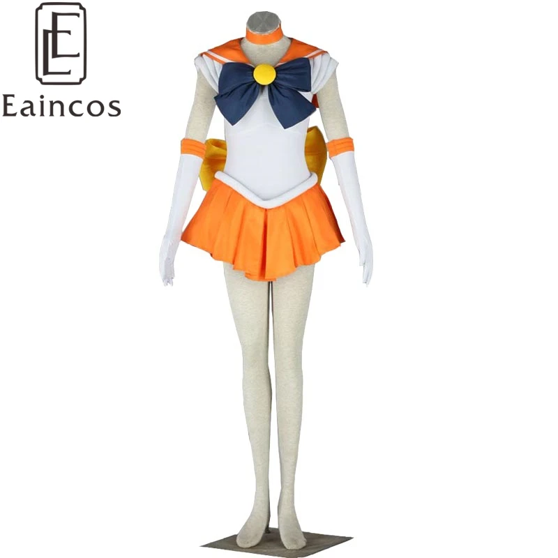 Аниме Сейлор Мун Венера боевая униформа косплей Рождественская вечеринка костюм