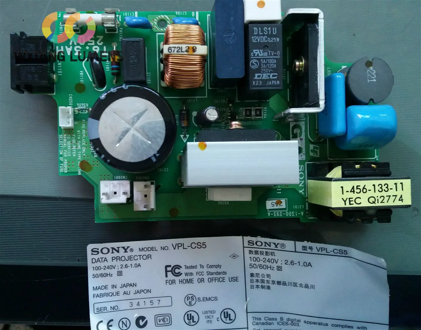Основной блок питания проектора 1-685-156-11 1-685-156-21 подходит для SONY VPL-CS5 CX5 |