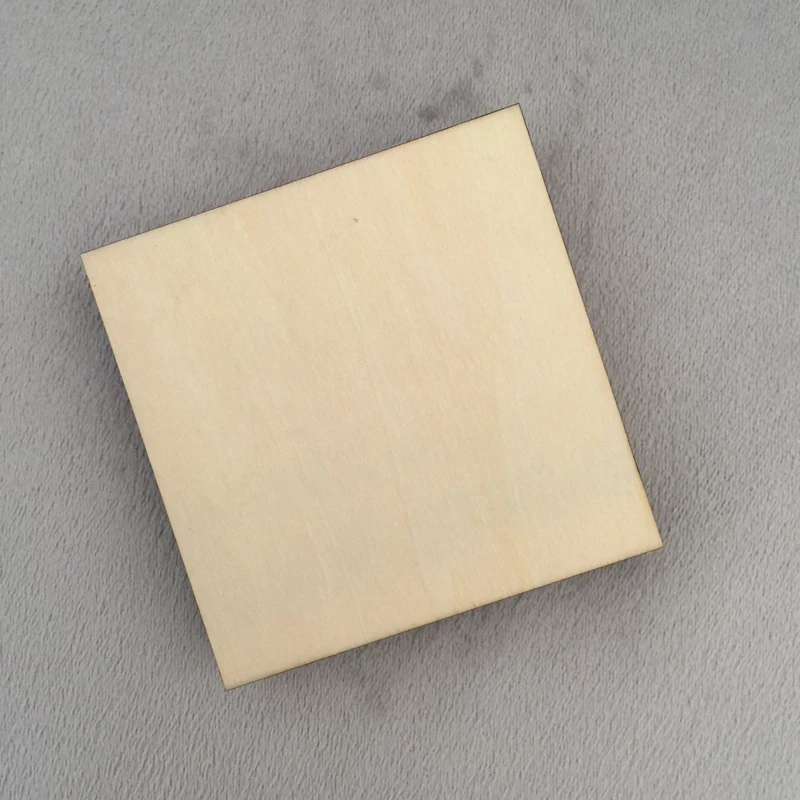 

free shipping 20 pcs heat sublimation wood blanks decorative square coasters for drinking