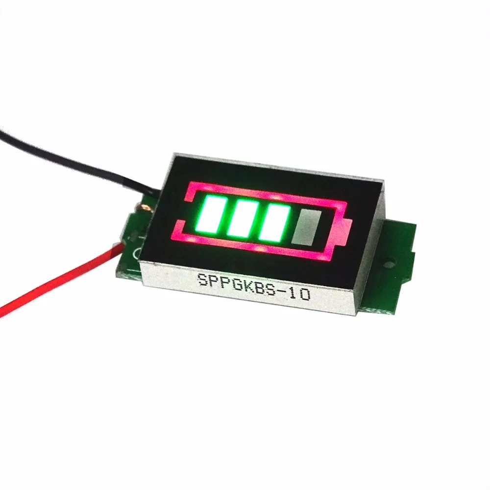 

1S 2S 3S 4S series lithium battery capacity blue indicator module display electric vehicle battery power tester Li-po Li-ion