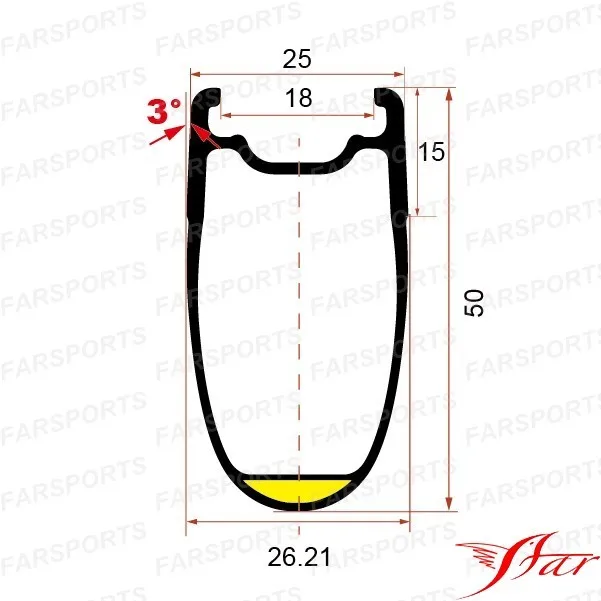 Дорожный фарспорт FSL50-CM-25 клинчер 50 мм 25 мм Toray 700 карбоновый китайский обод велосипеда, базальтовая тормозная поверхность UD углеродный обод велосипеда