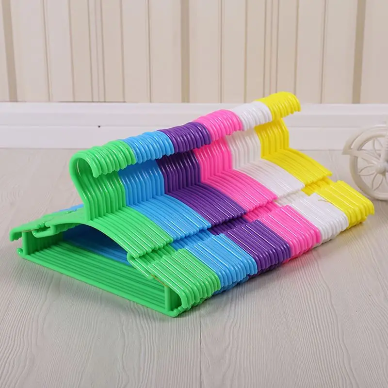 10 cái 27*15 cm Trẻ Em Quần Áo Treo Móc Áo Áo Khăn Lưu Trữ Organizer với Móc Không Gian Tủ Quần Áo Tiết Kiệm Ngoài Trời làm khô Giá|Móc & Giá Treo| - AliExpress