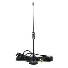3 метра GPRS GSM Антенна RG174 SMA Мужская маленькая присоска антенна 433 МГц 3dbi Магнитный базовый кабель SMA штекер магнитное сиденье 3 см