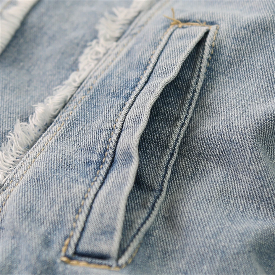 С принтом букв проблемных джинсовые куртки для мужчин s High Street джинсы для женщин куртка пальто 2019 хип хоп бренд дизайн уличная WG269