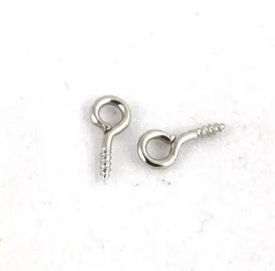 

500PCS WGP Screw Eye Pins Findings 10mm #20442