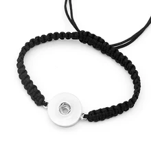 Горячая Распродажа ручной работы браслеты с застежкой Браслеты fit 18 мм кнопки высокое качество Простой Привлекательный SE0147