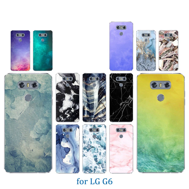 5 7 дюйма для LG G6 задняя крышка с рисунком мягкий TPU Тонкий Корпус LGG6 чехол телефона