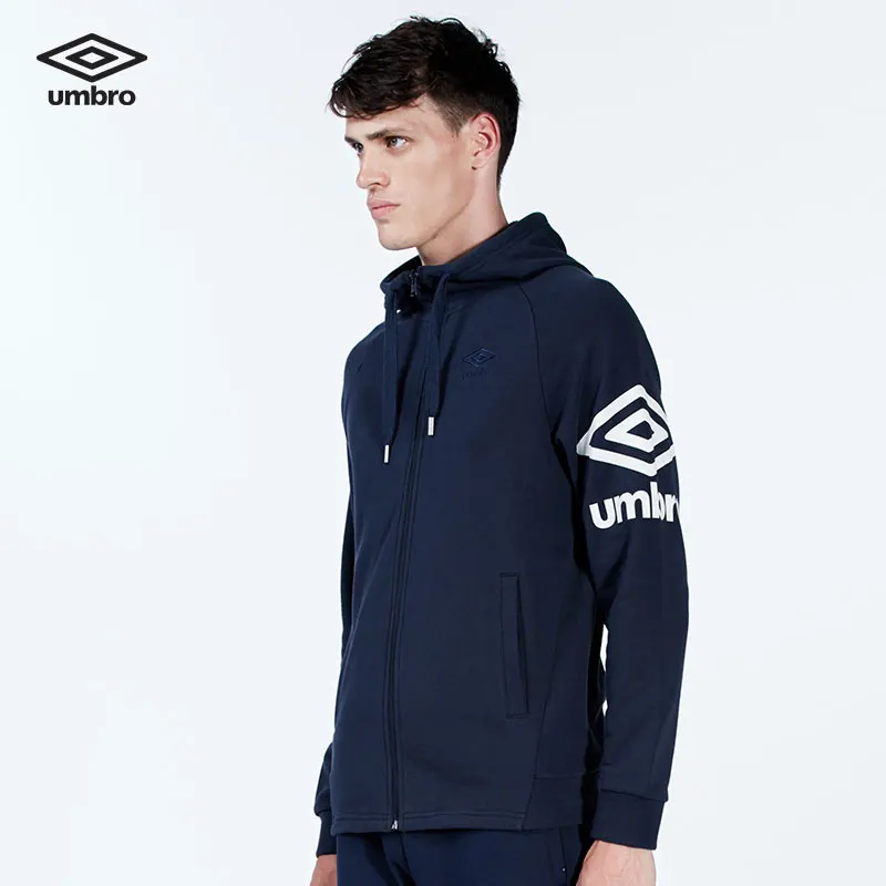 Umbro, Мужское пальто, новинка, длинный рукав, кардиган, толстовка, логотип, Спортивная, для фитнеса, толстовка, мужская, s, мужская, спортивная куртка, UO173AP2413