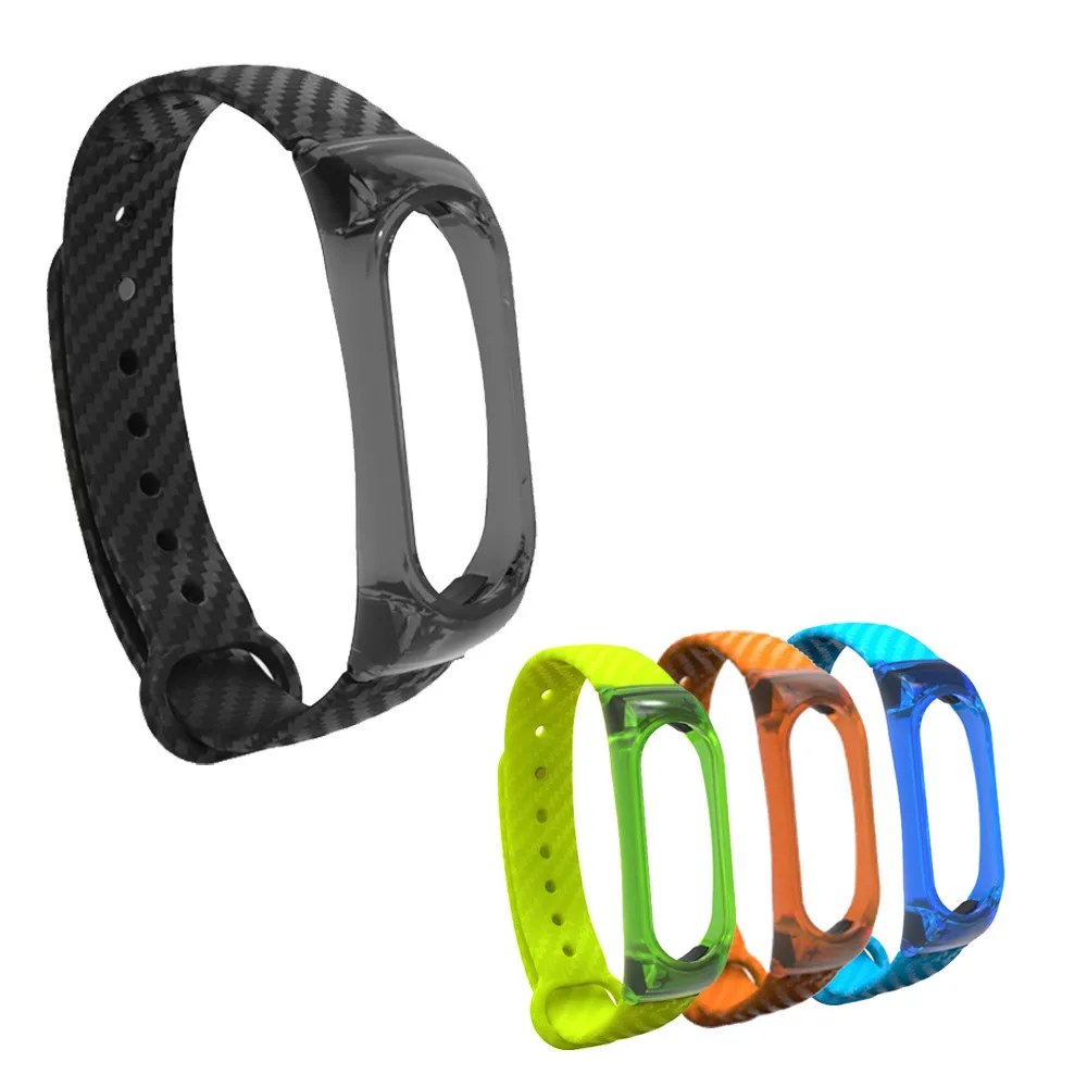 

For Xiaomi Mi Band 2 Fashion Clear TPE Wristband Sport Style Strap Bracelet #NE806
