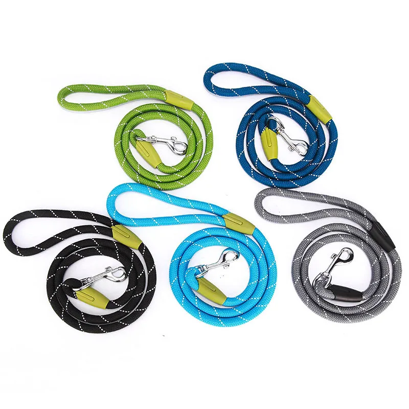 Pet Products Dog Leash Nylon Reflective Puppy Dog Leash Rope Cat Chihuahua Pet Leash And Collar Set Cat Dog Leashes Lead Harness (1)
