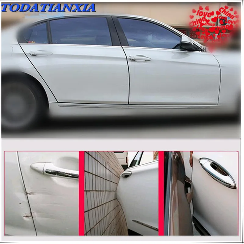 

car Styling door protection strips rubber for Toyota avensis Corolla Prius RAV4 Camry Reiz Venza Highlander Prado Sequoia auris