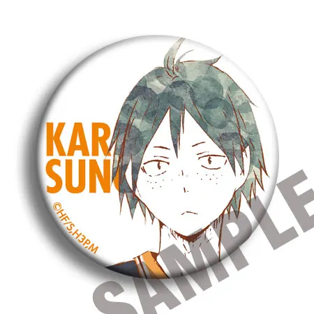 58 мм анимация Haikyu Nekoma средней школы волейбол Kozume Kenma Kiyoko Bage брошь - Окраска металла: see chart