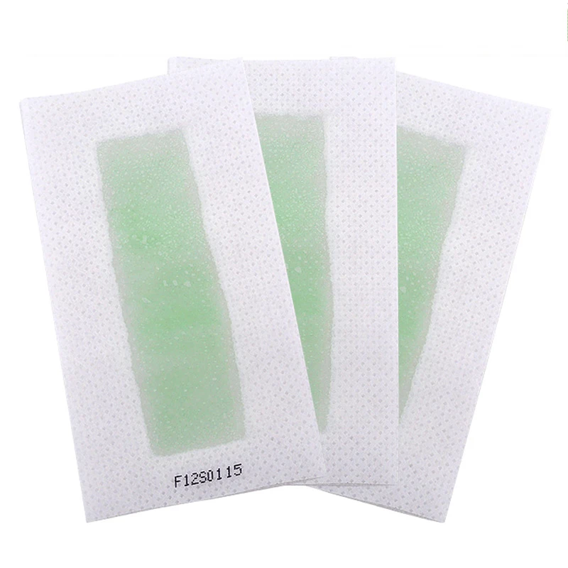 

10pcs/lot Double Side Use Roll On Hair Remover Wax Strips Depilatory Wax Epilator Paper For Face / Legs Hair Removal Cream