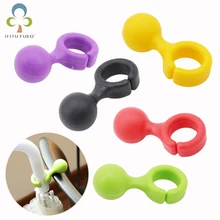 Mini support de parapluie en plastique, 5 pièces, Gadget innovant de conception de forme de poignée, vie à la maison LXX