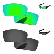 Черные и изумрудно-зеленые 2 пары поляризованных сменных линз для Gascan, солнцезащитные очки в оправе UVA и UVB защиты