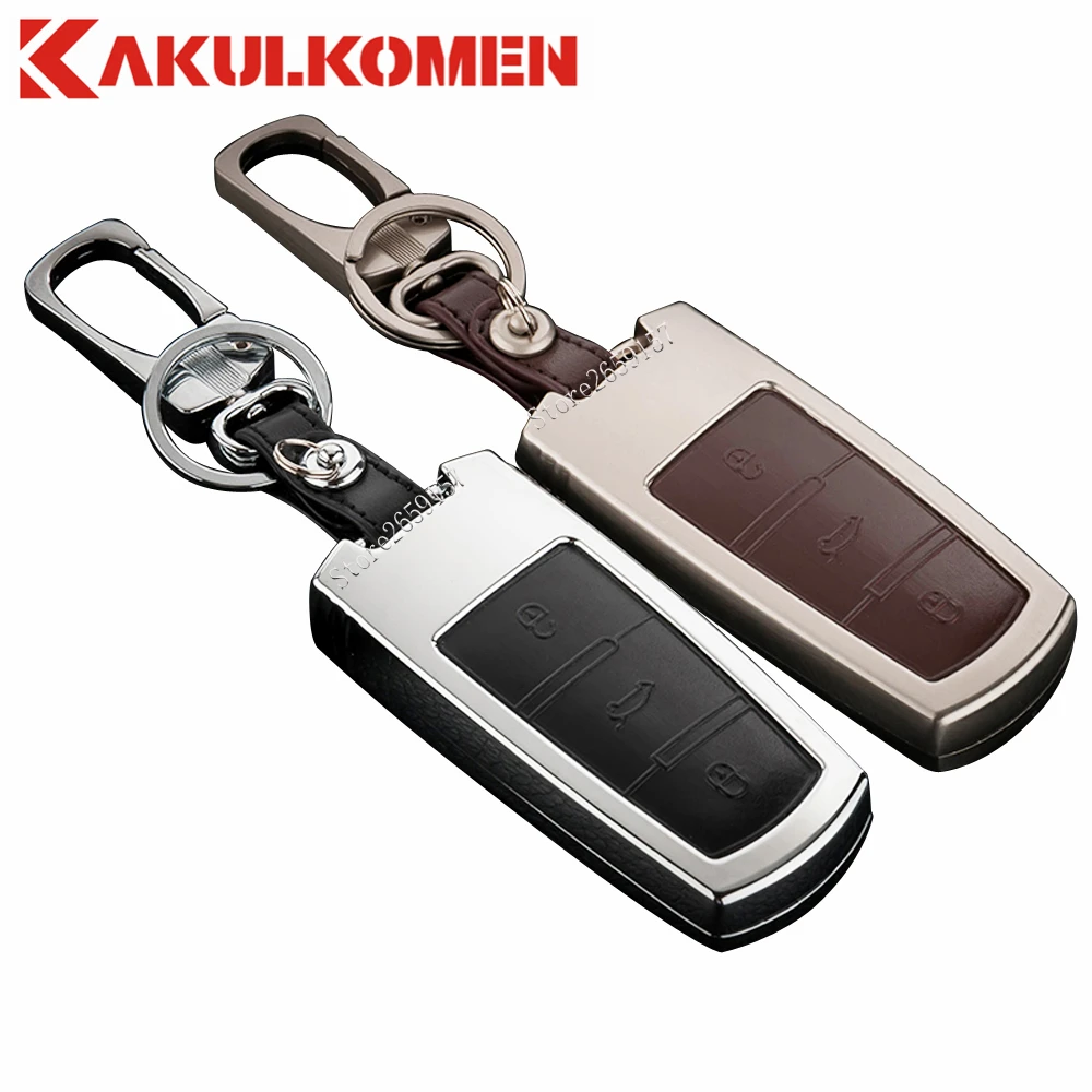 

Gift Zinc alloy car key fob Protector Shell Skin Holder wallet for VW Volkswagen PASSAT Magotan CC b6 b7 3c 35 36 R36